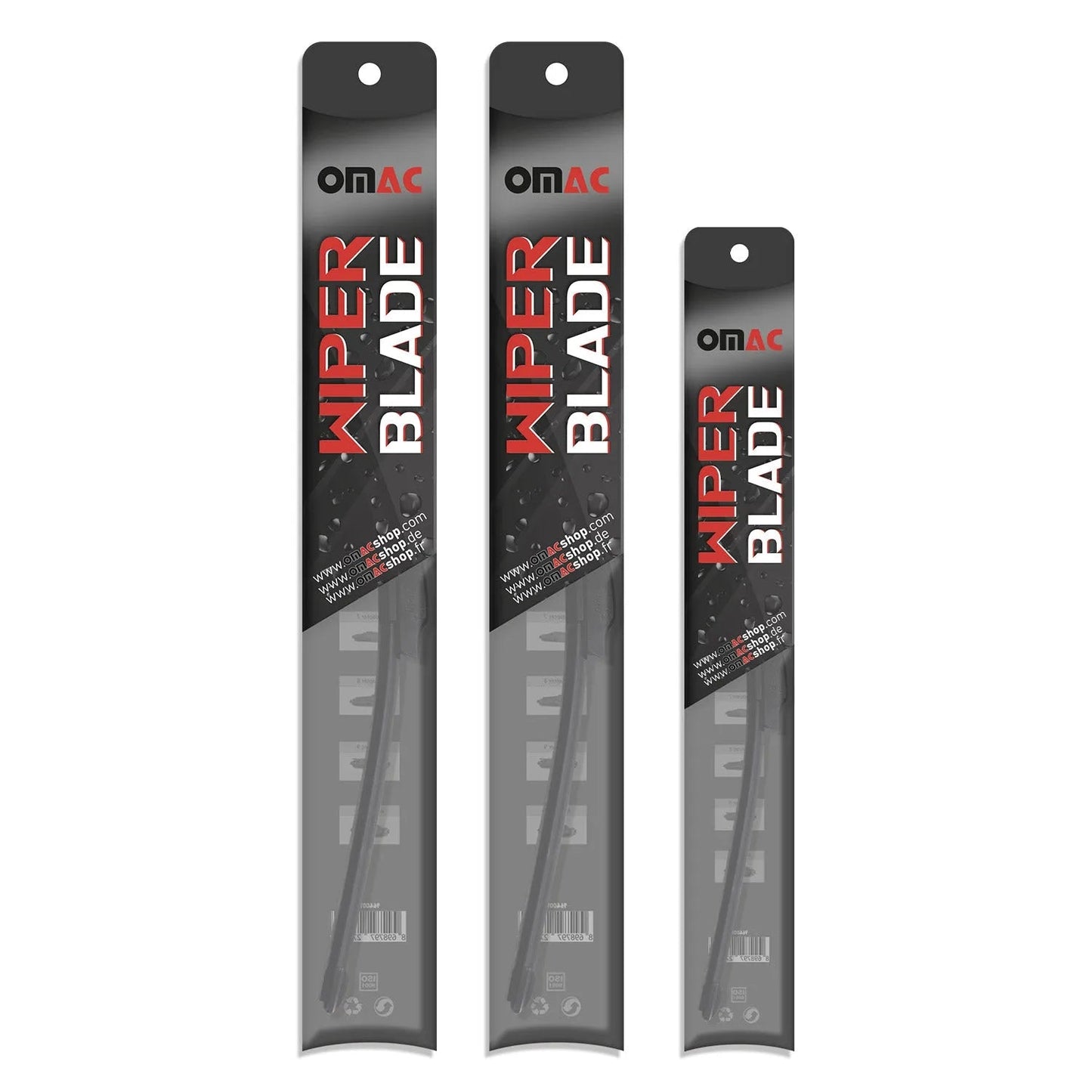 2015-2024 Jeep Renegade Front & Rear Windshield Wiper Blades Set