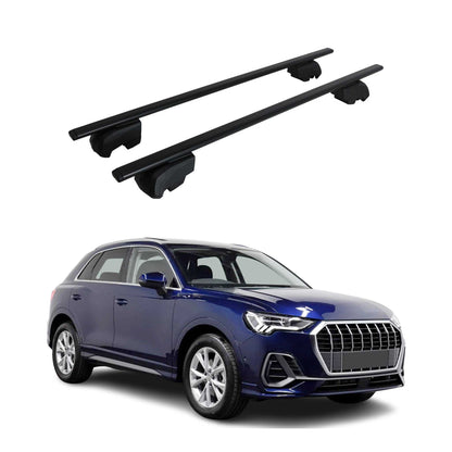 2019-2025 Audi Q3 2.gen Roof Rack Cross Bars Black