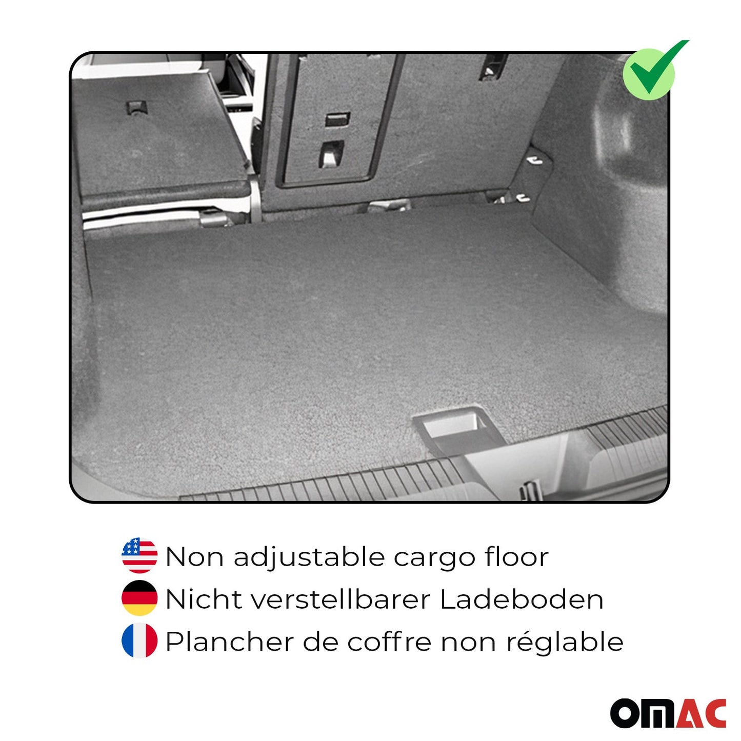 2018-2026 Jeep Wrangler Premium Cargo Liner Trunk Mat All Weather Heavy Duty