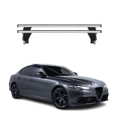 2017-2026 Alfa Romeo Giulia Roof Rack Cross Bars Luggage Carrier 2 Pcs