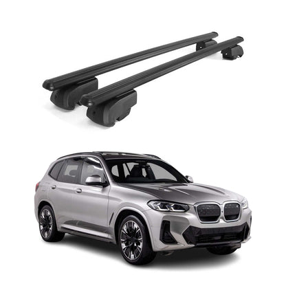 2021-2026 BMW iX3 G08 Roof Rack Cross Bars Black