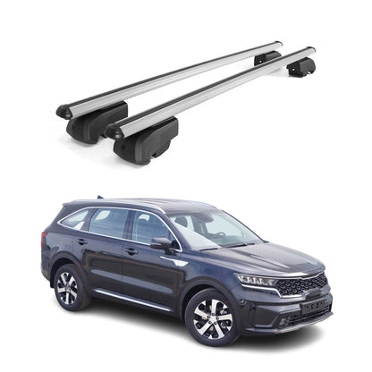 2021-2026 Kia Sorento Roof Rack Cross Bars Silver