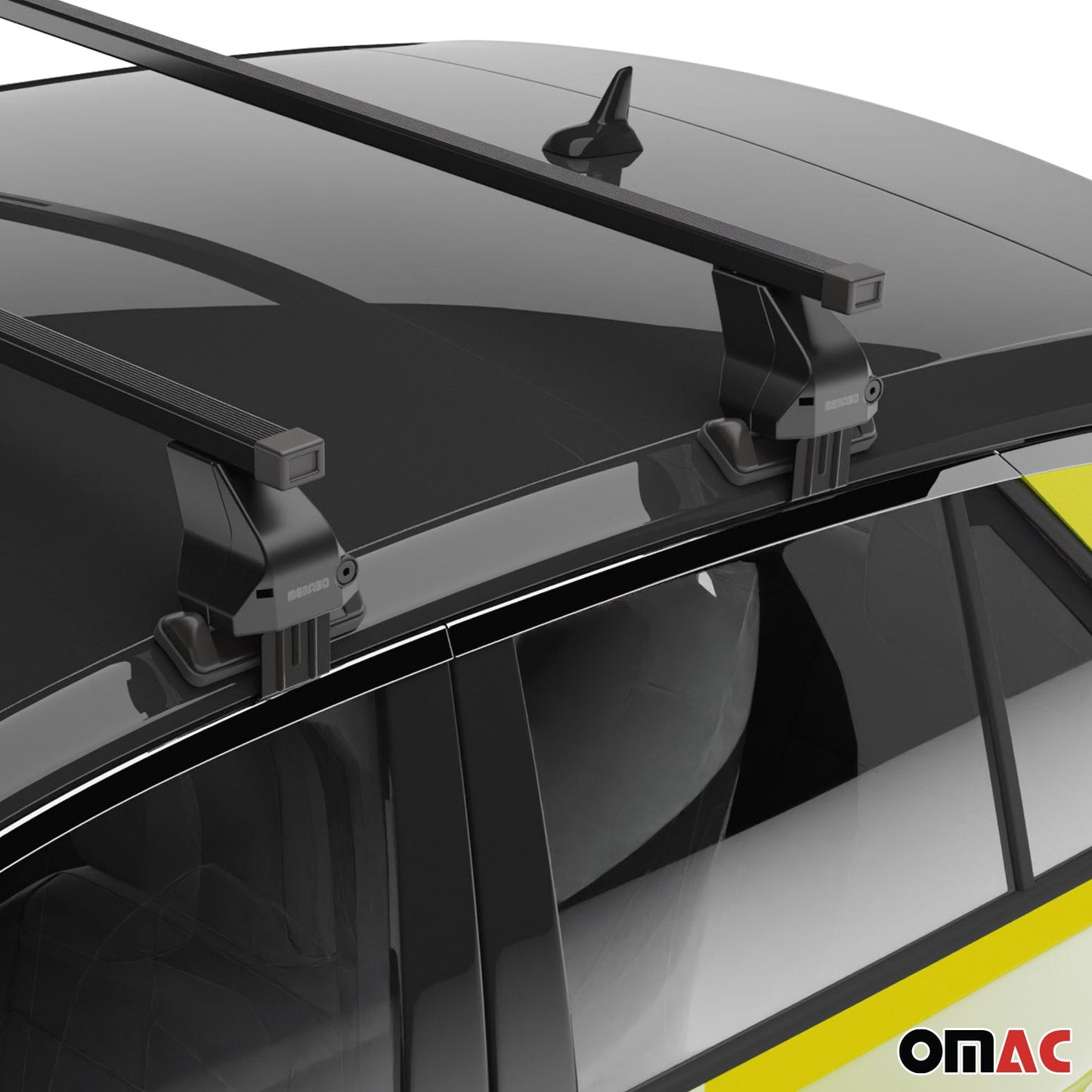 2017-2020 Hyundai Elantra Roof Rack Cross Bars Black