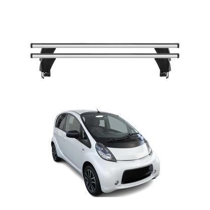2012-2016 Mitsubishi i-MiEV Roof Rack Cross Bars Silver