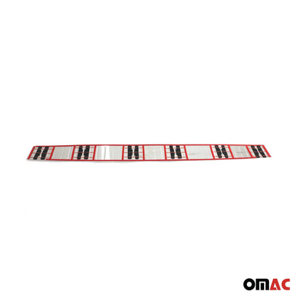 2016-2024 Mercedes Metris Rear Bumper Guard Stainless Steel Glossy with Plastic