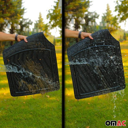 Chevrolet Trax Universal Floor Mats Liner All Weather 3D Black Waterproof 4Pcs