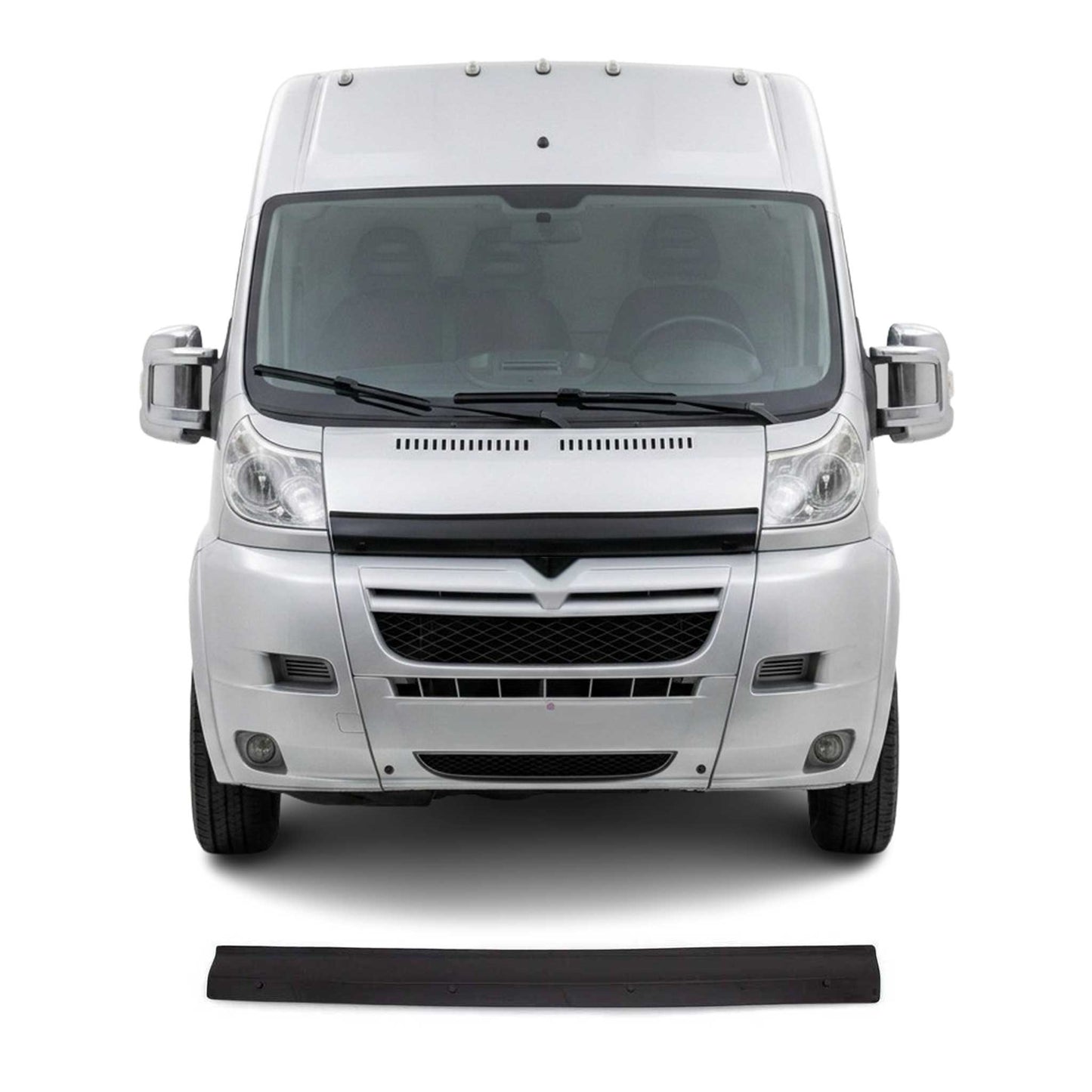 2015-2022 RAM ProMaster Front Bug Shield Hood Deflector 1 Pc Smoke