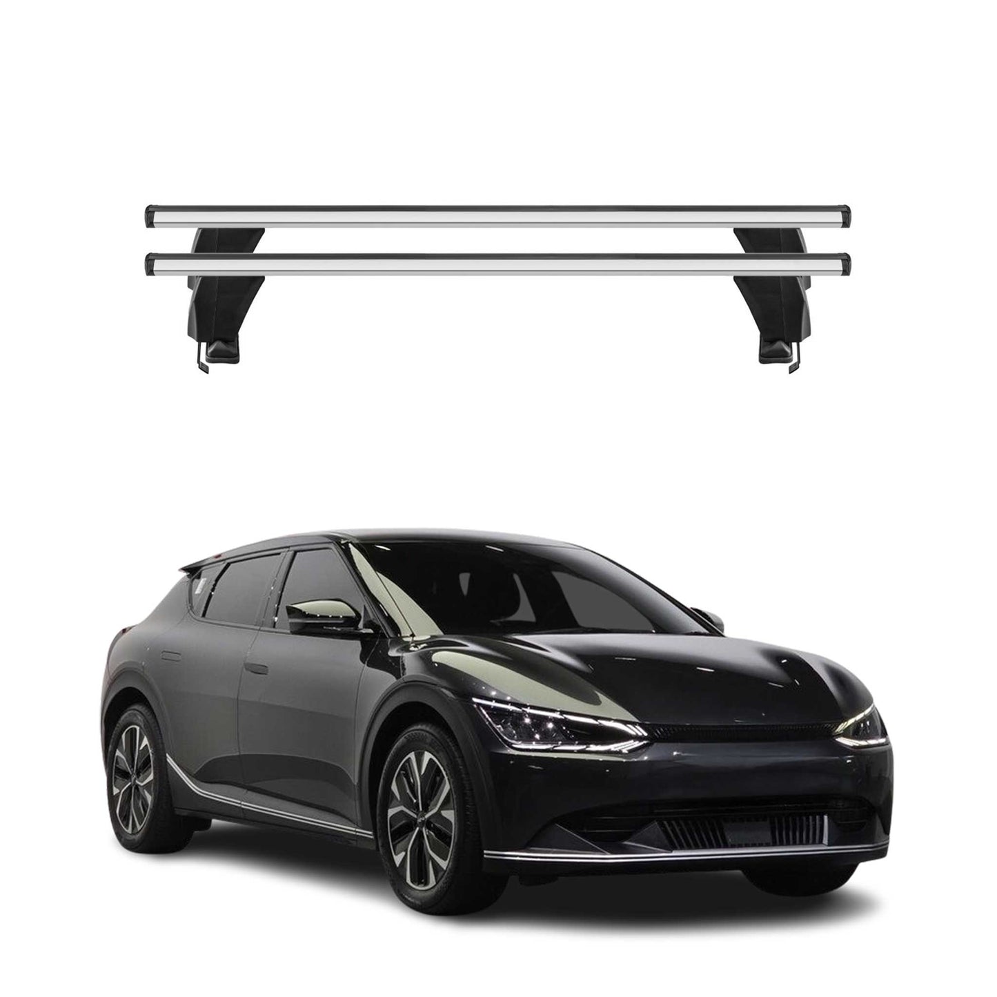 2022-2024 Kia EV6 Roof Rack Cross Bars Silver