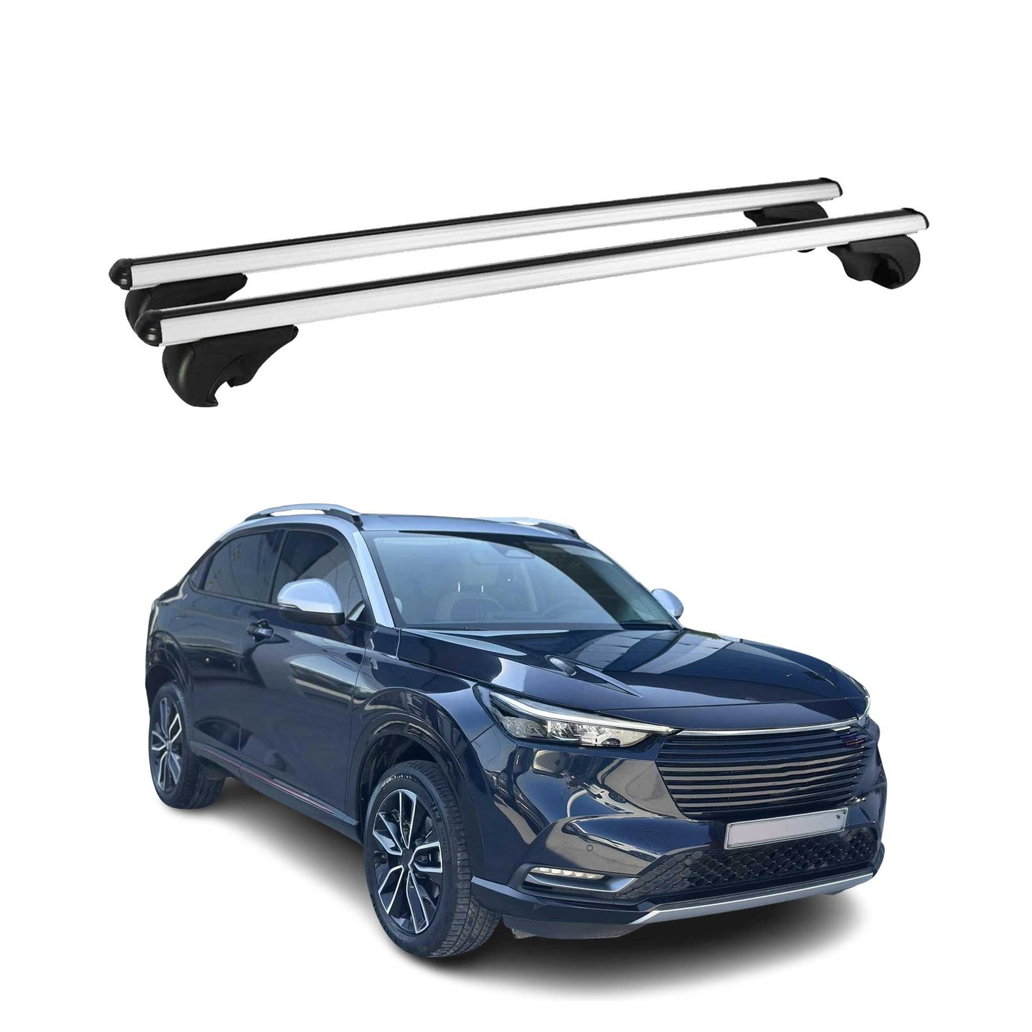 2019-2022 Honda HR-V Roof Rack Cross Bars Silver