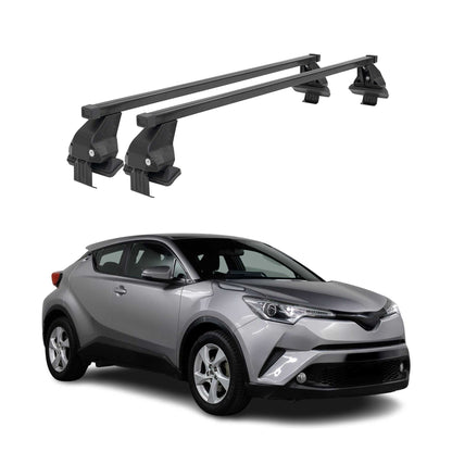 2018-2022 Toyota C-HR Roof Rack Cross Bars Black
