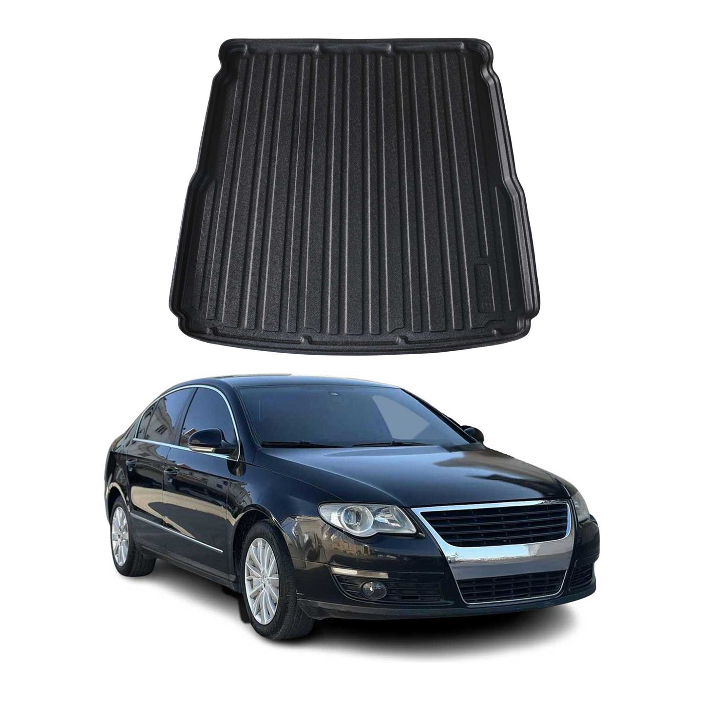 2006-2010 VW Passat B6 Cargo Liner Trunk Mat All Weather Black