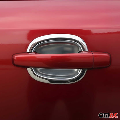 2004-2011 Pontiac G3 & G3 Wave Car Door Handle Bowl Cover Protector Silver Chrome
