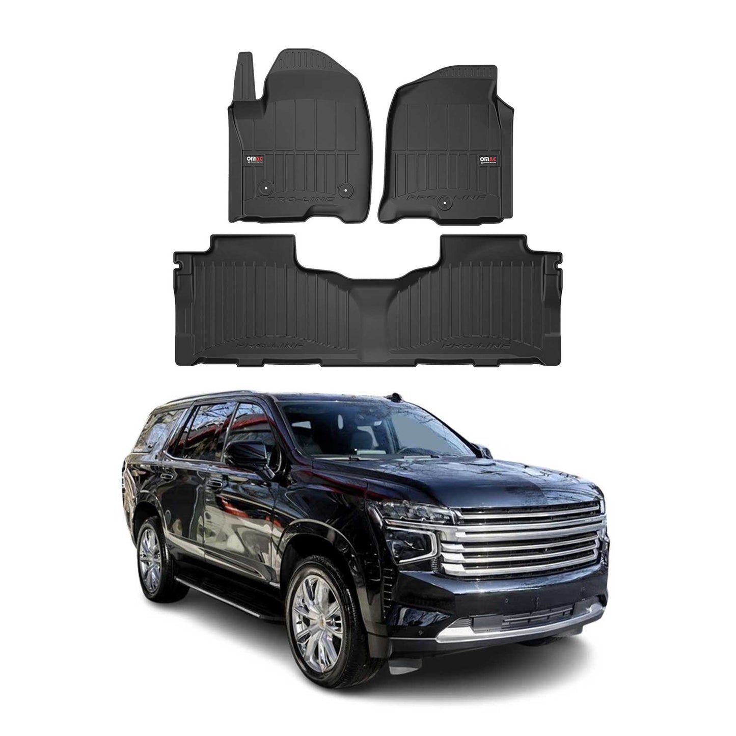 2021-2026 Chevrolet Tahoe Suburban OMAC Premium Floor Mats