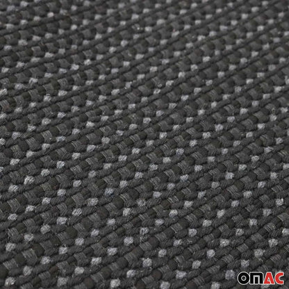 Jaguar Antiperspirant Front Seat Cover Pads Black Grey 2 Pcs