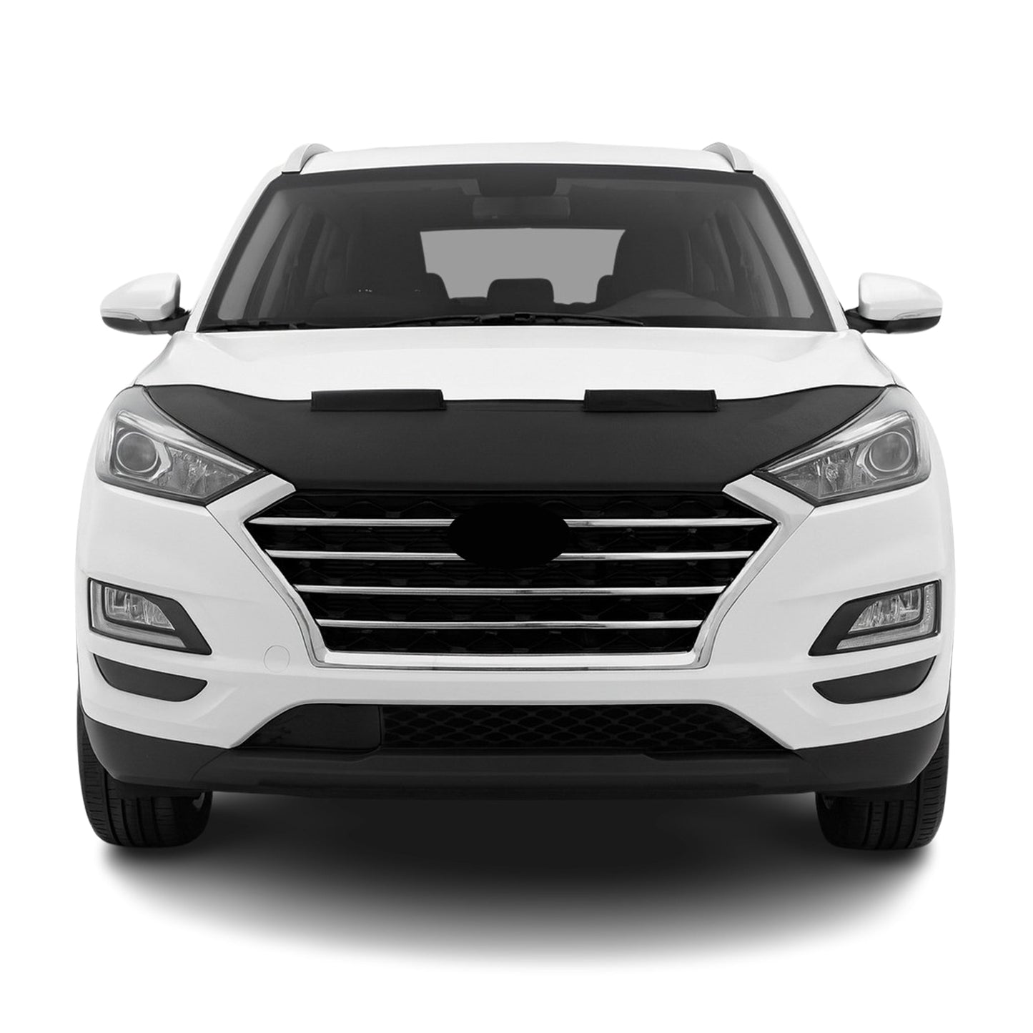 2016-2021 Hyundai Tucson Car Bonnet Mask Hood Bra Black 1 Pc