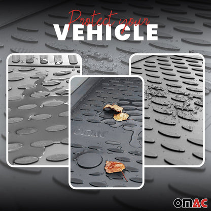 2003-2008 Honda Element Floor Mats Liners Full Set All Weather Gray