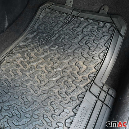 Universal Trim fit Floor Mats for Ford Trucks All Season Rubber 2 Pcs