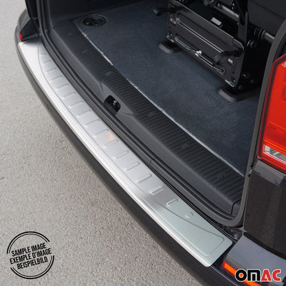 2015-2024 Jeep Renegade Rear Bumper Sill Cover Protector Guard Brushed Steel