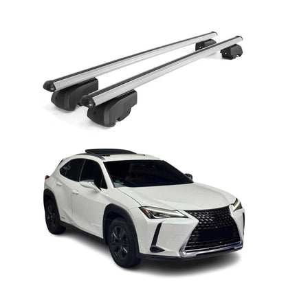 2019-2026 Lexus UX200 UX250h Roof Rack Cross Bars Silver