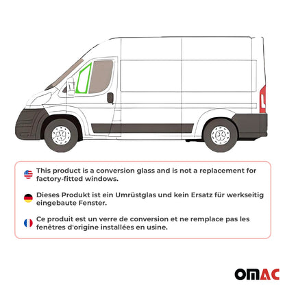 2014-2026 RAM ProMaster Quarter Window Glass Left Driver Side L1 L2 L3 L4