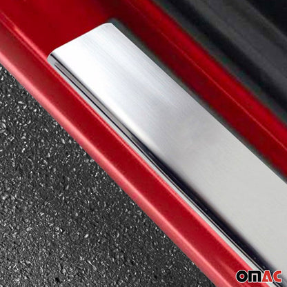 2010-2013 Ford Transit Connect Door Sill Scuff Plate Scratch Protector Stainless Steel