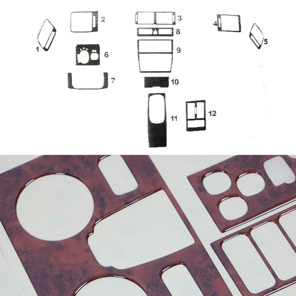 1997-2001 Audi A6 C5 All Models 4B Wooden Look Dashboard Console Trim Kit