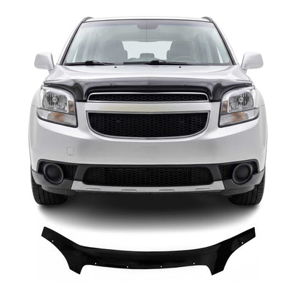 2012-2014 Chevrolet Orlando Front Bug Shield Hood Deflector 1 Pc Smoke