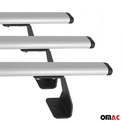 2015-2022 Ram Promaster City Roof Rack Cross Bars Steel 3Pcs Silver