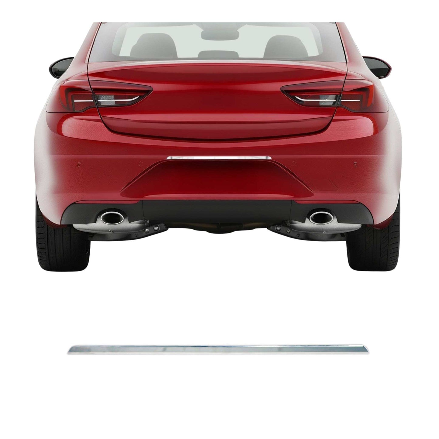 2018-2020 Buick Regal Sportback Rear Trunk Tailgate Door Handle Cover Stainless Steel