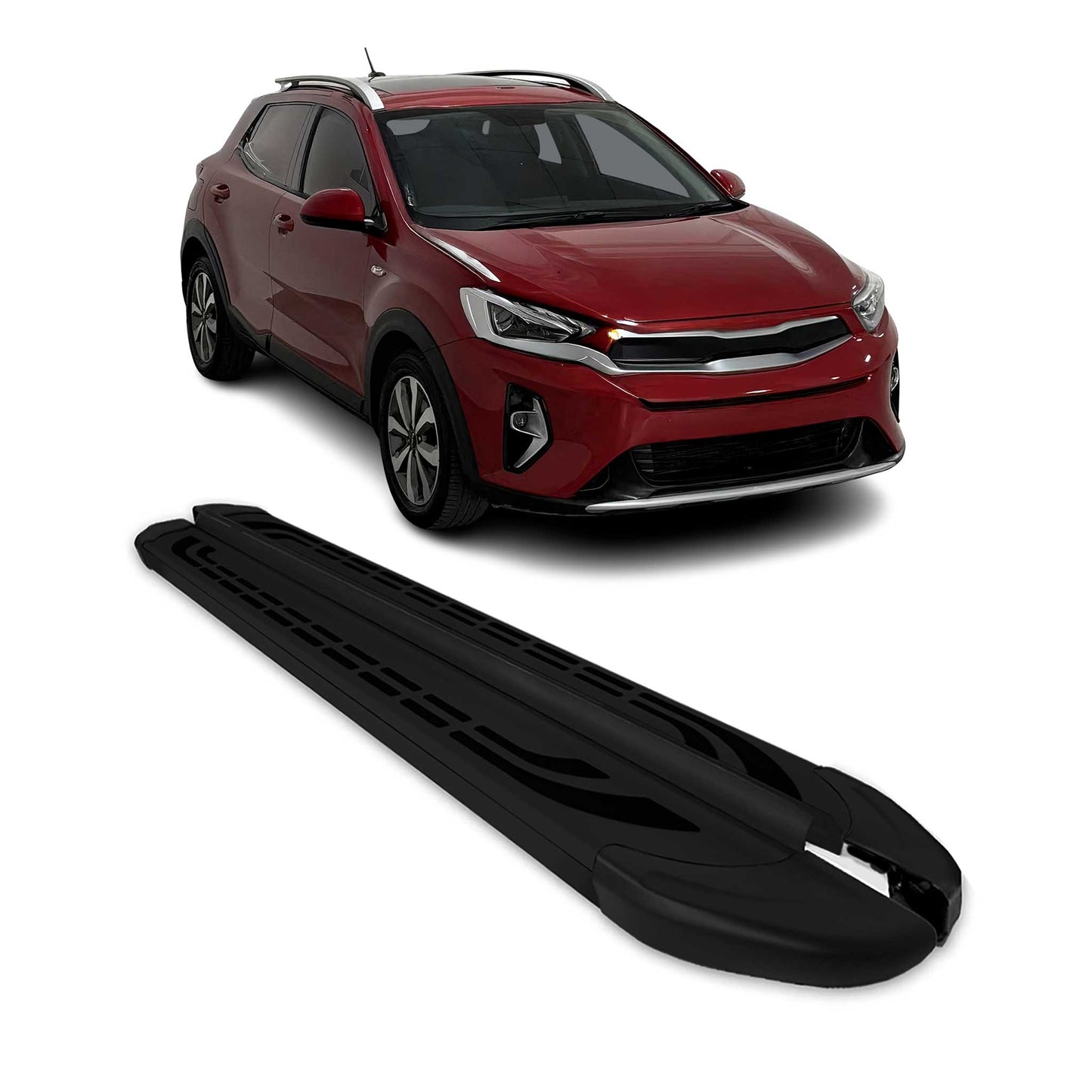 2020-2025 Kia Telluride 1.gen Nerf Bar Side Step Running Board Black 2 Pcs