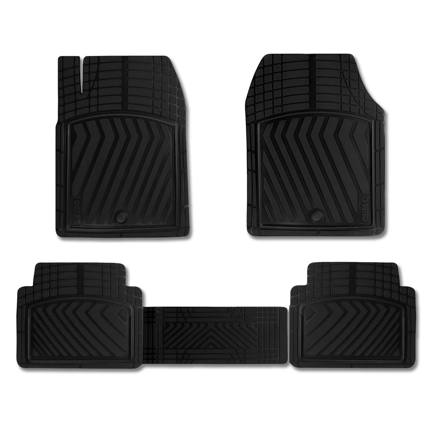 Buick Regal Universal Floor Mats Liner All Weather 3D Black Waterproof 4Pcs