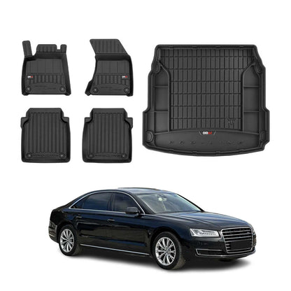 2010-2017 Audi A8 S8 A8 Quattro 3.gen OMAC Premium Floor Mats & Cargo Liners