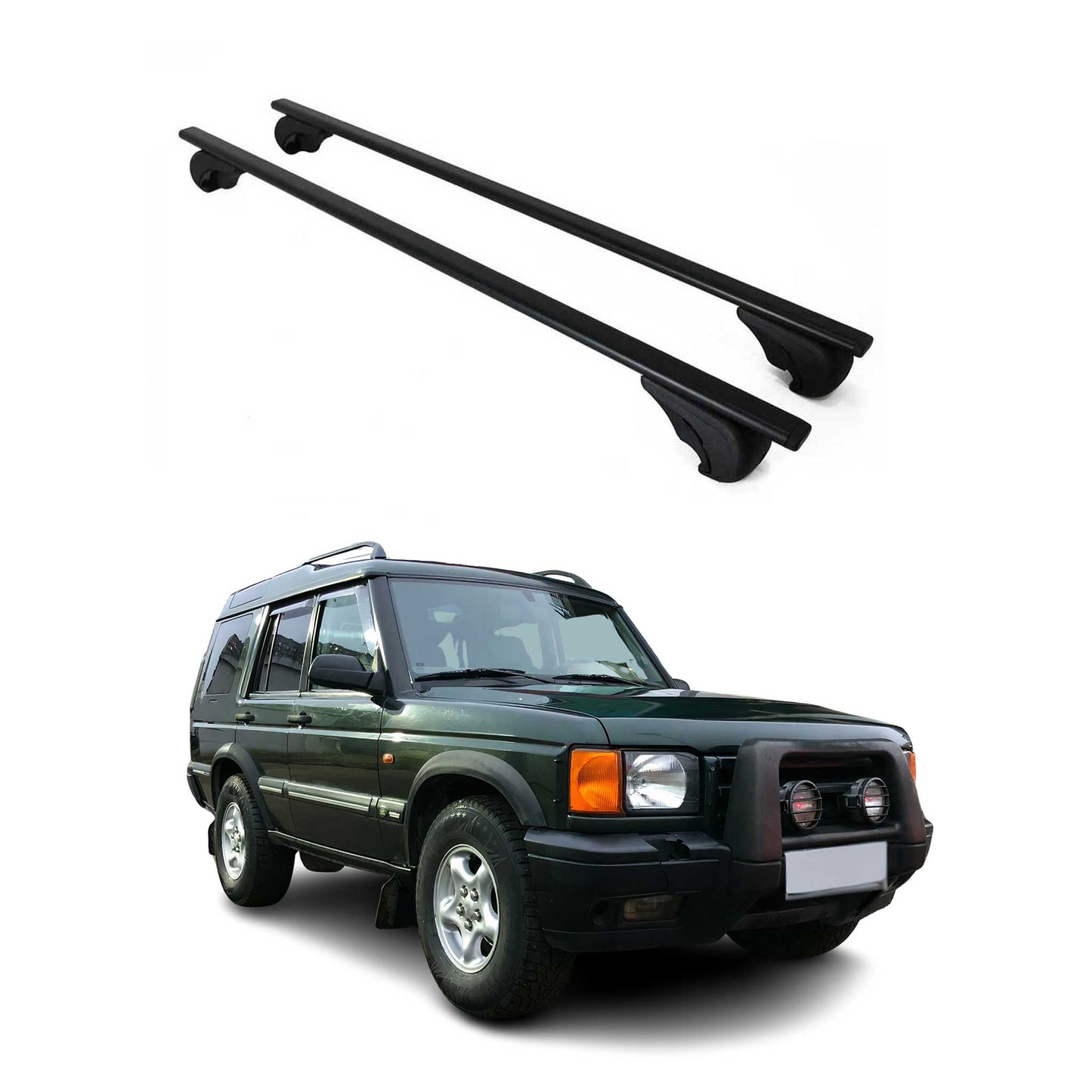 1998-2002 Land Rover Discovery Roof Rack Cross Bars Black