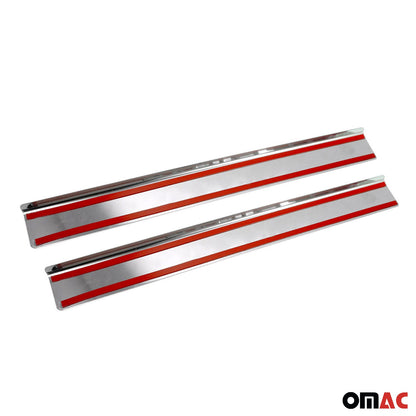 2010-2013 Ford Transit Connect Door Sill Scuff Plate Scratch Protector Stainless Steel