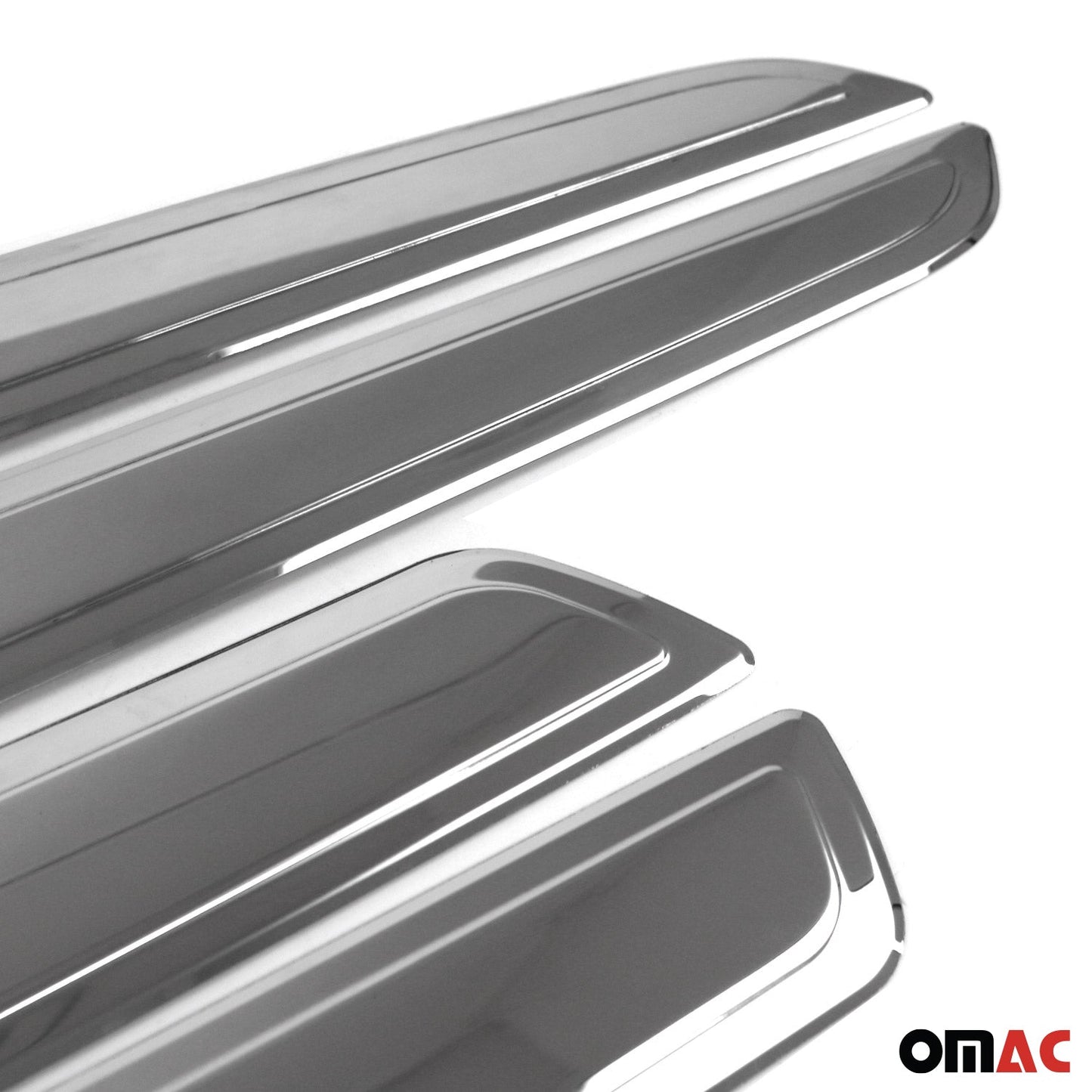 2016-2021 Mazda CX-3 Side Door Molding Trim Skirt Garnish Stainless Steel Silver 4 Pcs