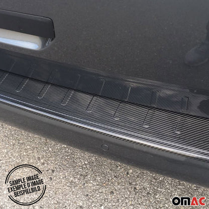 2015-2024 Jeep Renegade Rear Bumper Sill Cover Protector Guard Carbon Fiber