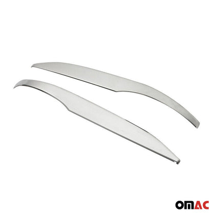 2014-2018 Toyota 4Runner Side Mirror Cover Caps Stainless Steel Silver 2 Pcs