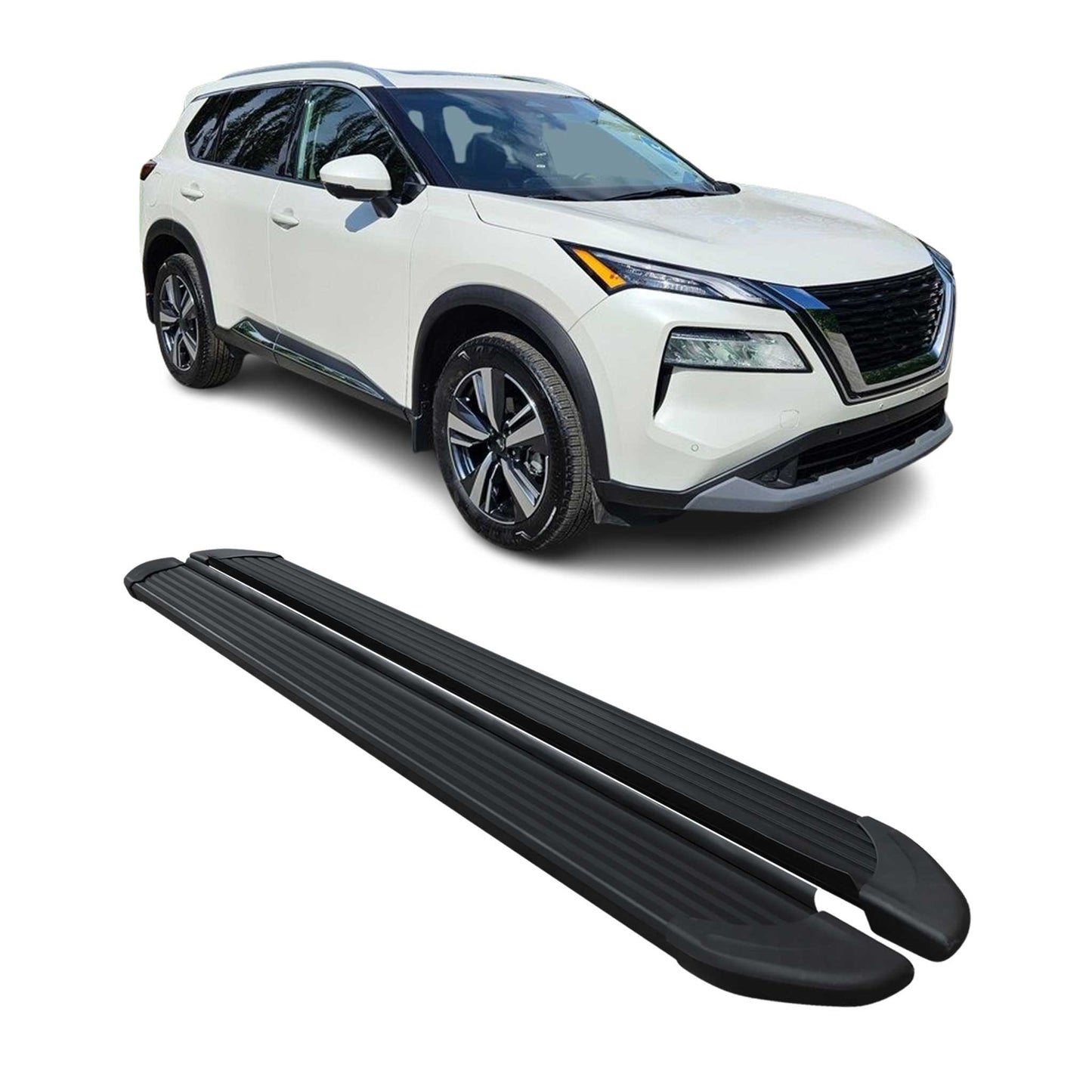 2021-2026 Nissan Rogue Nerf Bar Side Step Running Boards Alu 2x