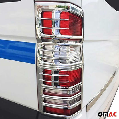 2006-2018 Mercedes Sprinter W906 Trunk Tail Light Trim Frame Chrome 2 Pcs