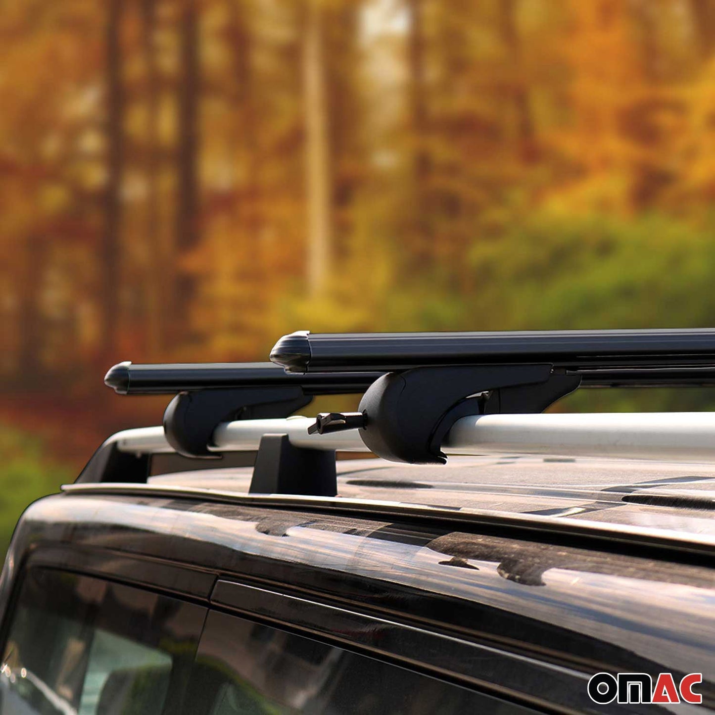 2000-2013 GMC Yukon XL 2500 Roof Rack Cross Bars Black