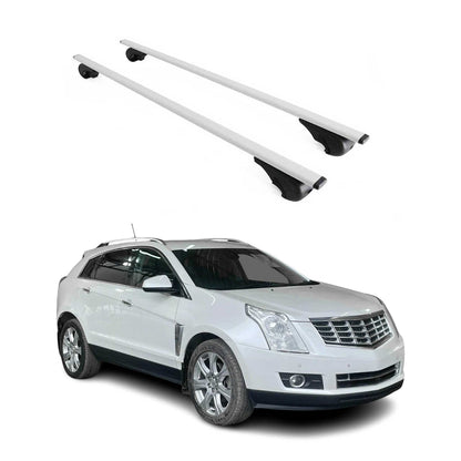 Roof Rack Cross Bars Luggage Carrier Durable for Cadillac SRX 2004-2016 Gray 2x
