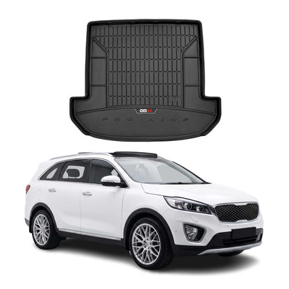 2016-2020 Kia Sorento Premium Cargo Liner Trunk Mat All Weather Heavy Duty 7 Seats Folding 3rd Row