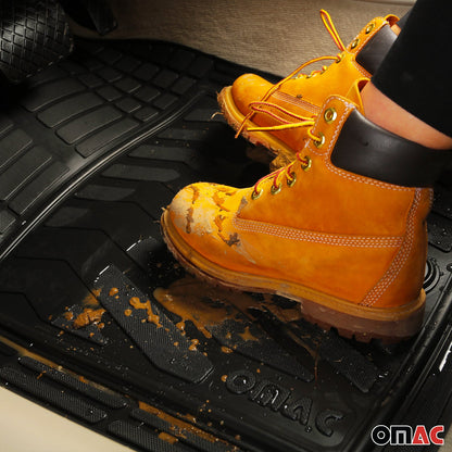 Acura RDX Universal Floor Mats Liner All Weather 3D Black Waterproof 4Pcs