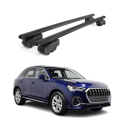 2019-2025 Audi Q3 2.gen Roof Rack Cross Bars Black