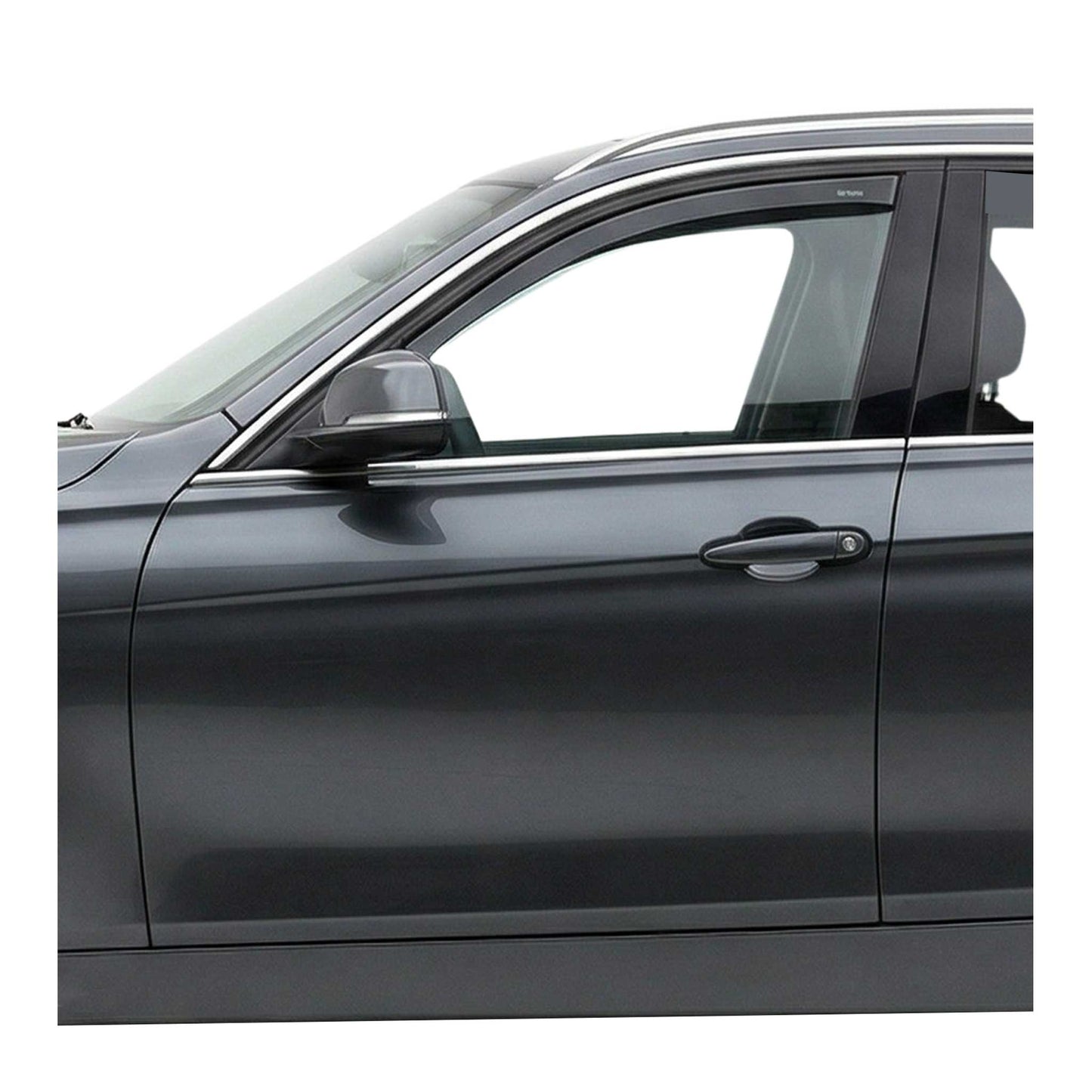 2012-2019 BMW 3 Series F30 F31 Window Visor Vent Rain Deflector 2Pcs Smoke