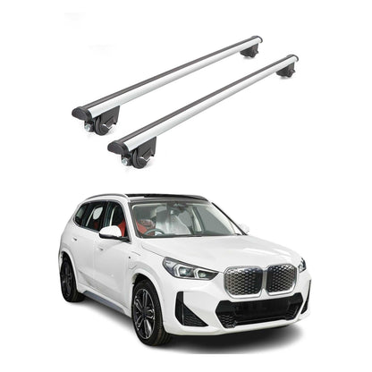 2023-2026 BMW iX1 U11 Roof Rack Cross Bars Luggage 220 Lbs Gray 2 Pcs