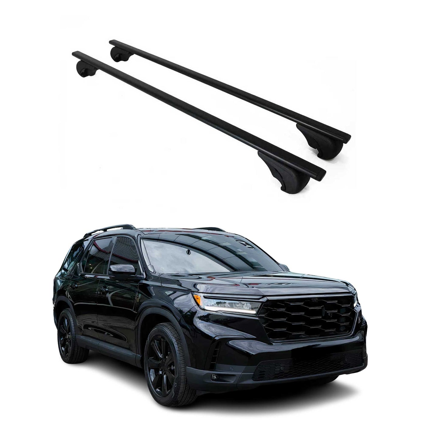 2023-2026 Honda Pilot Roof Rack Cross Bars Black