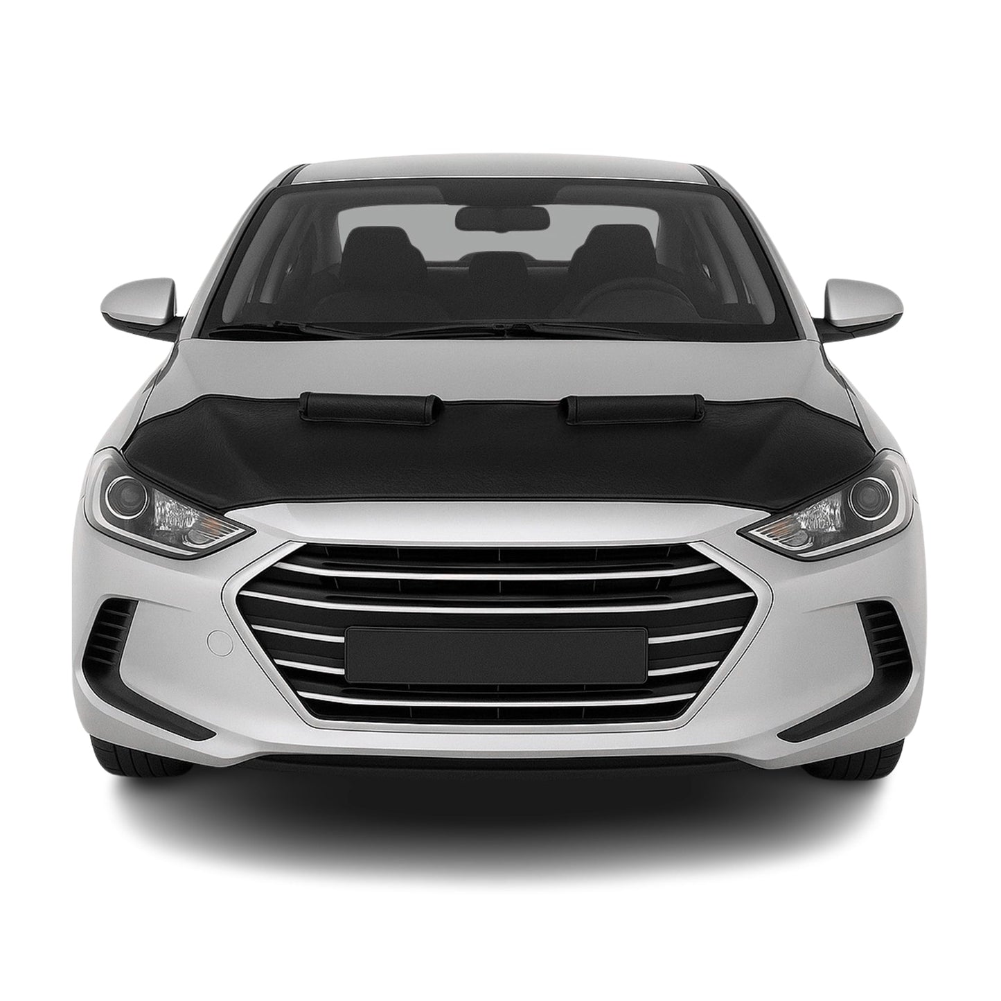 2017-2020 Hyundai Elantra Car Bonnet Mask Hood Bra Black 1 Pc