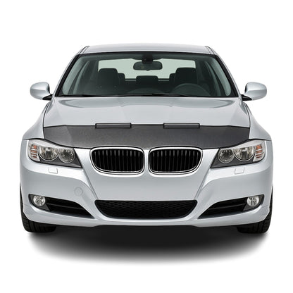 2005-2008 BMW 3 Series E90 Sedan Car Bonnet Mask Hood Bra Half Carbon