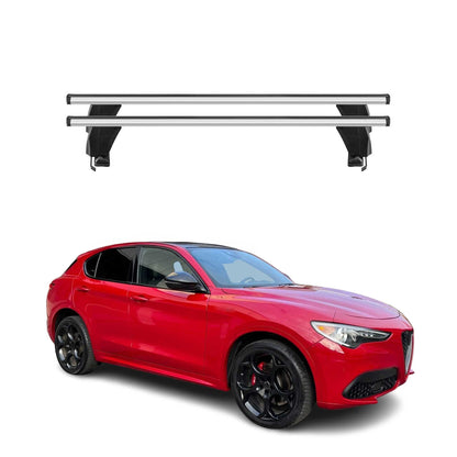 2018-2026 Alfa Romeo Stelvio Roof Rack Cross Bars Luggage Carrier 2 Pcs